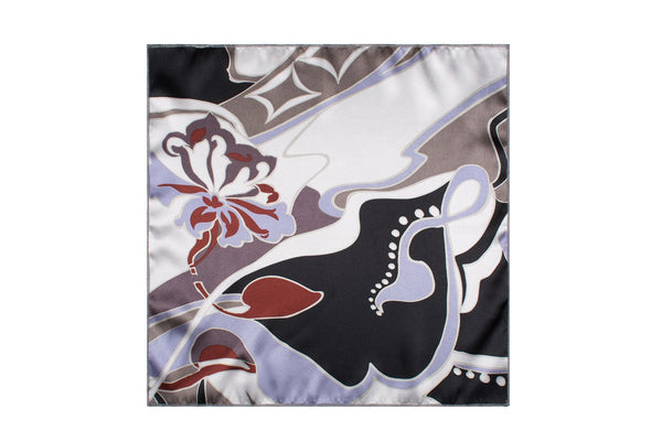 Abstract Floral Pocket Square