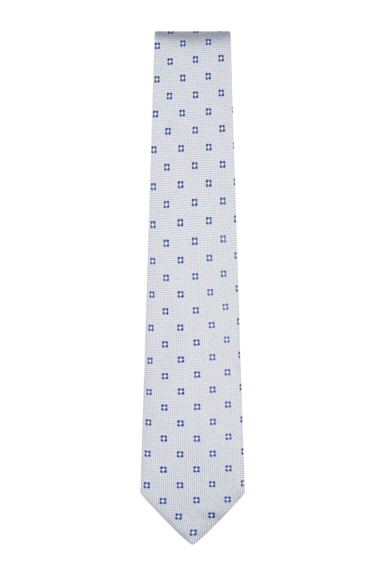 Light Grey Flower Tie