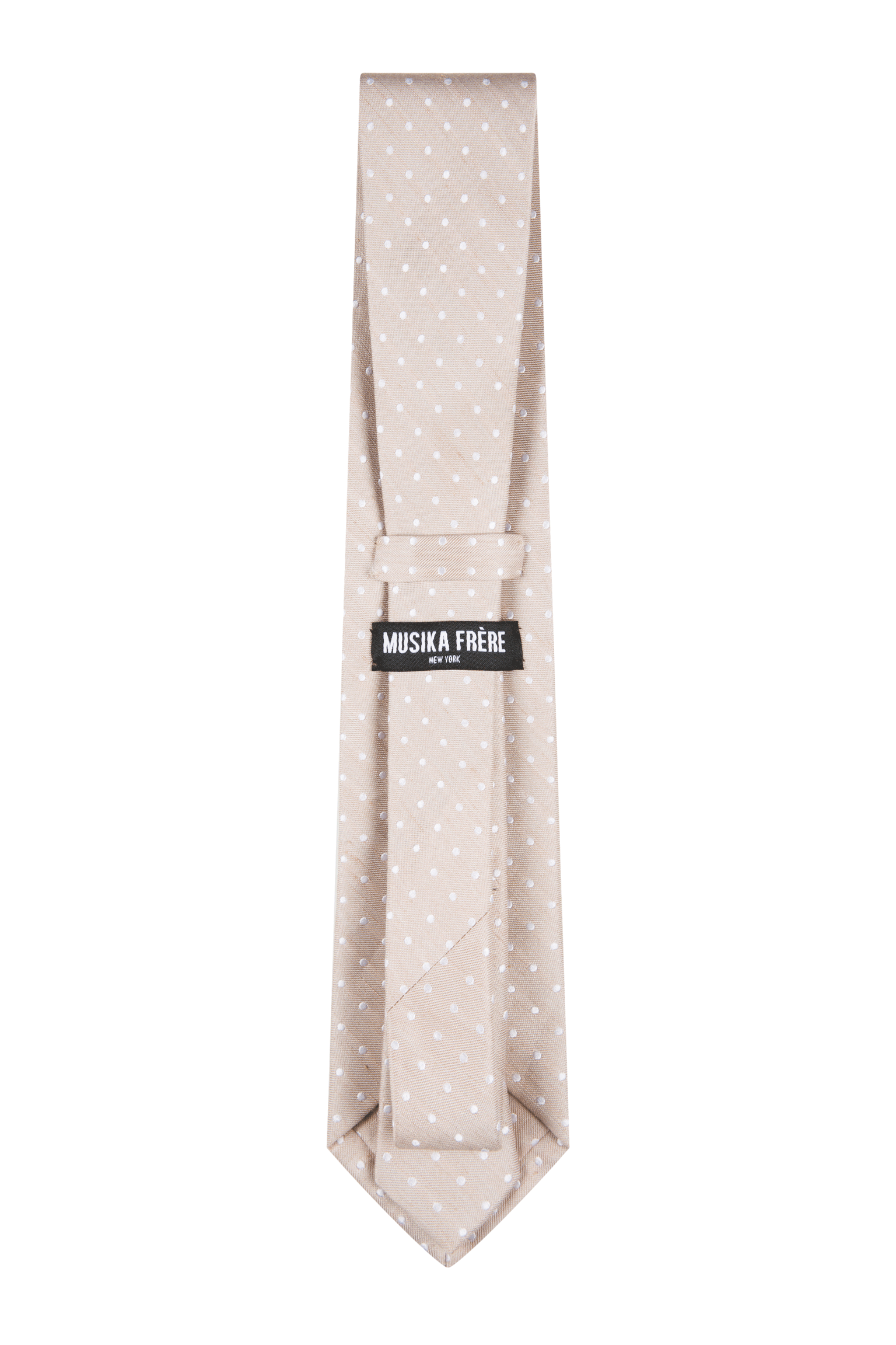 Tan Polka dot Tie