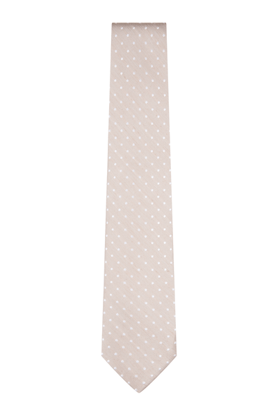 Tan Polka dot Tie