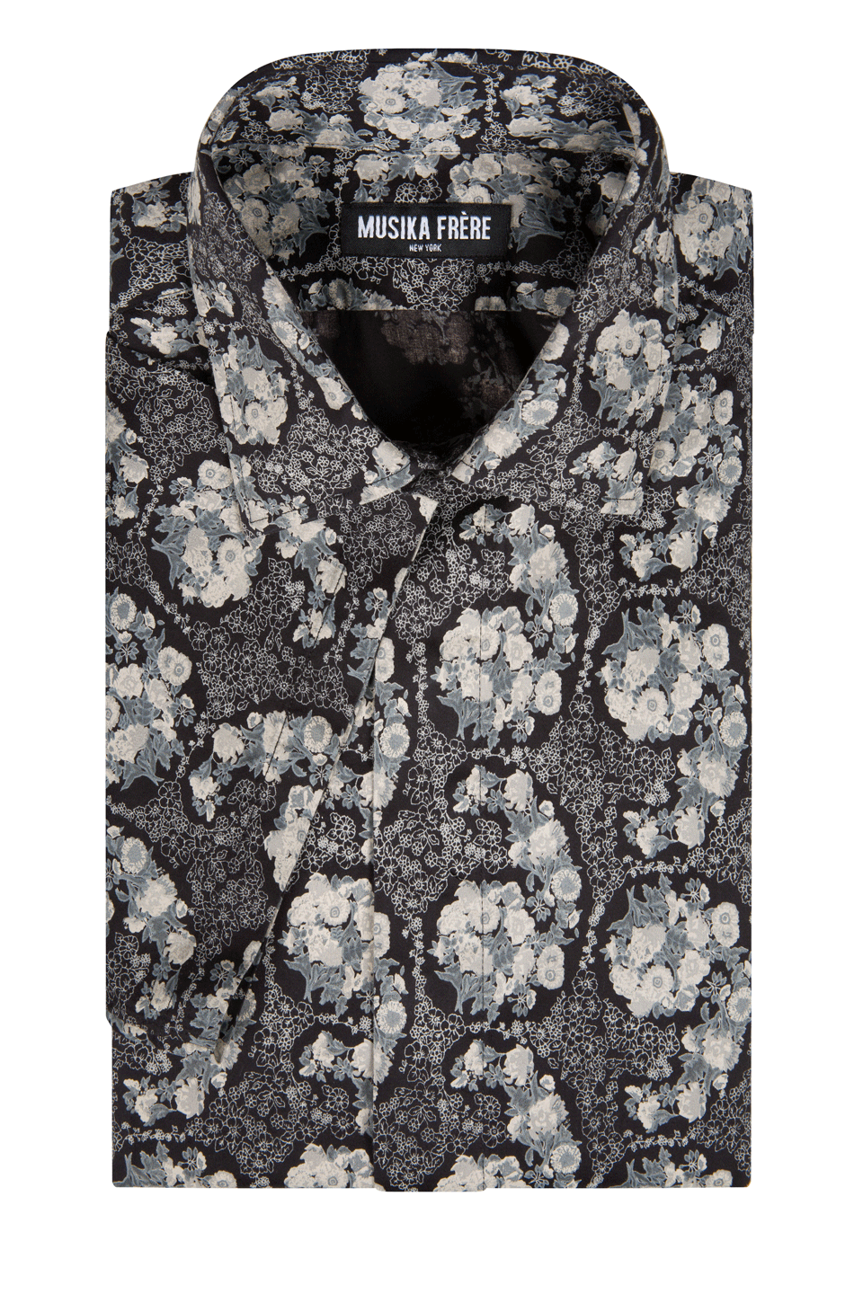 Black and Tan Floral